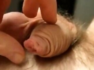 Lad Playing With His Uncircumcised Boner - Nice Lengthy Foreskin! Four