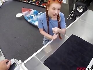 Petite Nubile Legitimate+ Doll Gets Monstrous Pipe In The Pawnshop