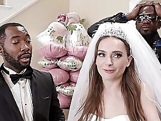 Bride Gets Her Dose Of Black Pleasure Right On Her Wedding Day