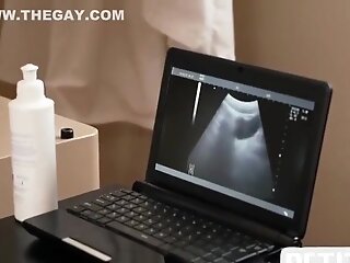 Petite Youngster Assfingered By Doc During Ultrasound