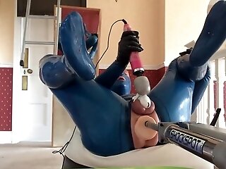 Pvcsissy In Abstinence Buttfuck Sex Machine 7