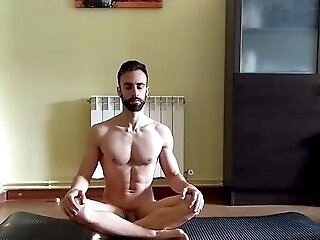 Doing Yoga Downright Nude In The Convenience Of Home