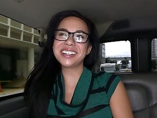 Pretty Unexperienced Kimmy Lee With Glasses Deepthroats A Dick For Money