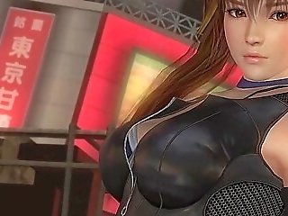 Dead Or Alive - Mammories Jiggle - Kasumi Black Warrior