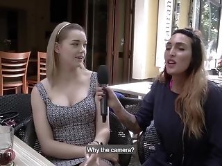 German Blonde Teenage Fucks A Stranger