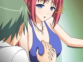 Swimsuit Anime Coed Hand Jobs And Wetpussy Fucking