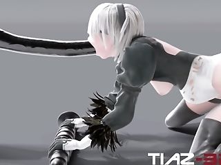 2b Arse-fucking Android Angel Ultra-kinky Toon Get Laid - Barely Legal-years-old