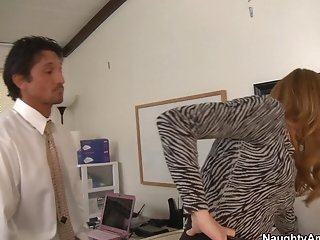 Office Assistant Fucking And Taking Facial Cumshot Jizz Flow
