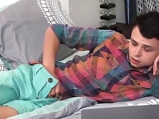 Stepdaddy Gives A Switch To Stepson To Fuck His Fuck-hole